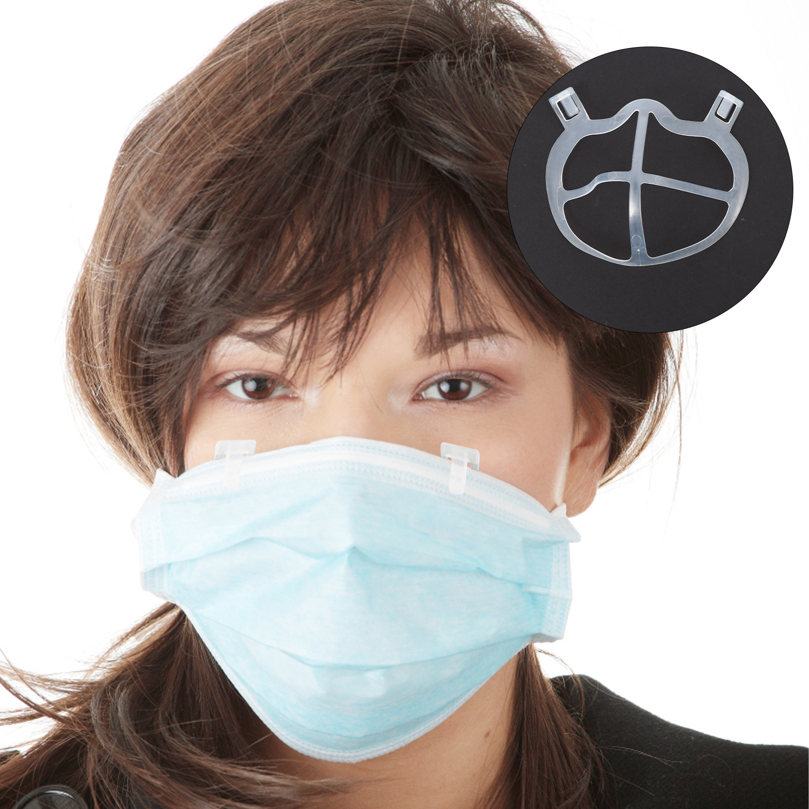 Silicone Mask Bracket - 10 قطع من حوامل الأقنعة الداخلية