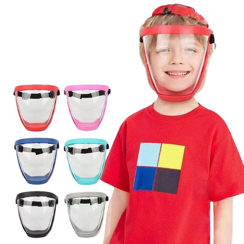 Kids Face Mask - قناع وجه كامل شفاف للأطفال مضاد