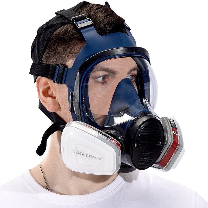 قناع غاز A8 مع فلتر، قناع تنفس - مراجعة Dust Mask Construction وسعره