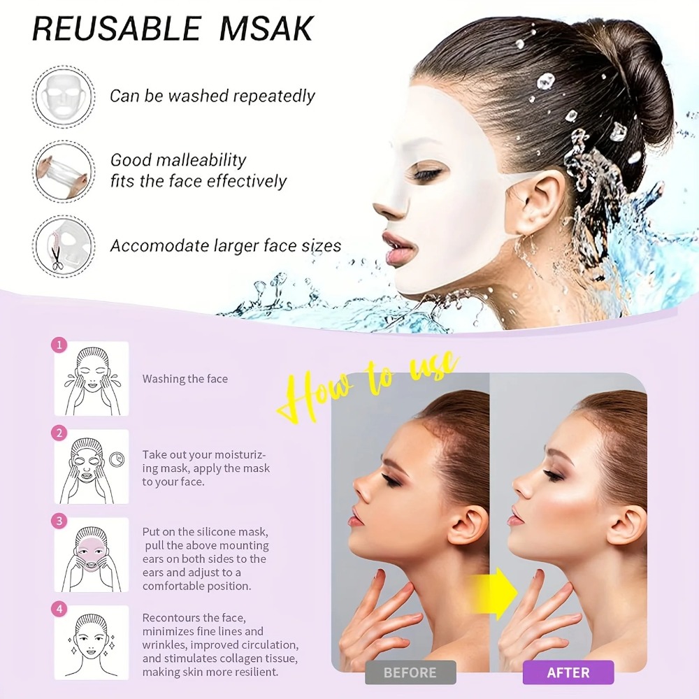 حامل قناع وجه سيليكون قابل لإع - مراجعة Silicone Mask Bracket وسعره