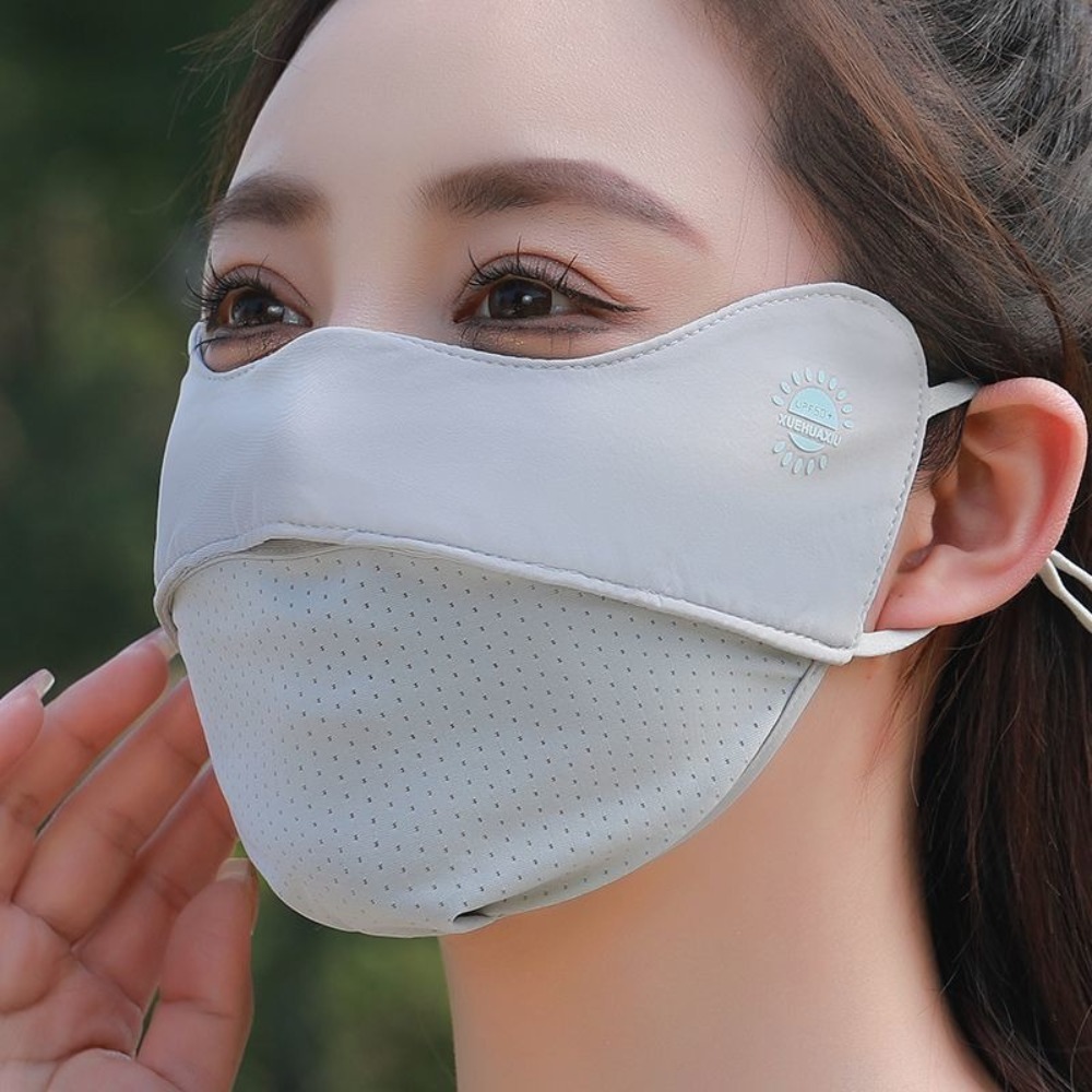 قناع جديد من الحرير الجليدي قا - مراجعة Cloth Face Mask Washable وسعره