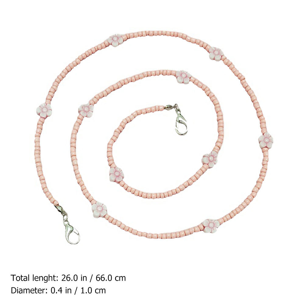 حبل قصير مزخرف بالخرز بأسلوب ب - مراجعة Mask Chain Holder وسعره