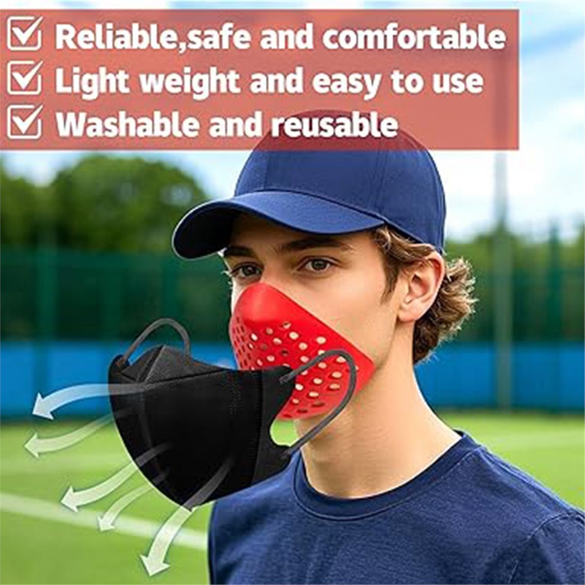 4 قطع من دعامات قناع السيليكون - مراجعة Silicone Mask Bracket وسعره